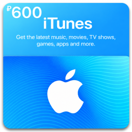 Карта iTunes 600 Рублей (Россия)