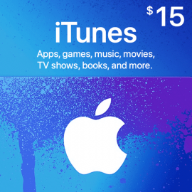 iTunes $15 (Цифровой Код) США