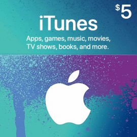 iTunes $5 (Цифровой Код) США