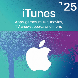 iTunes  25 TRY (Цифровой Код) Турция