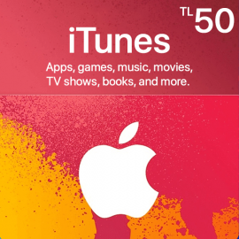iTunes 50 TRY (Цифровой Код) Турция