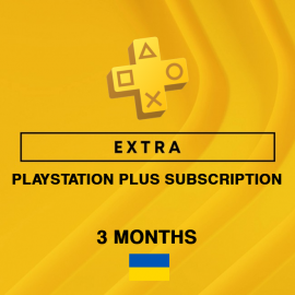 PS Plus EXTRA 3 месяца (Украина, активация сотрудником)